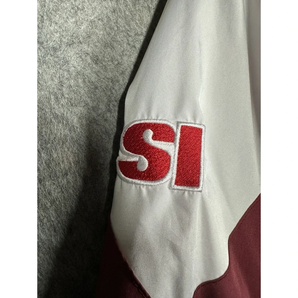 Vintage Dunbrooke Washington Redskins SI Windbreaker Jacket Mens L NFL